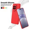 Custodia in silicone liquido con cinghia a mano per Huawei Nova 15
