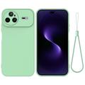 Custodia in silicone liquido con cinghia a mano per Huawei Nova 15 Pro