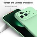 Custodia in silicone liquido con cinghia a mano per Huawei Nova 15 Ultra - Verde