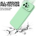 Custodia in silicone liquido con cinghia a mano per Huawei Nova 15 Ultra - Verde