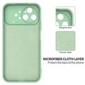 Custodia in silicone liquido con cinghia a mano per Huawei Nova 15 Ultra - Verde