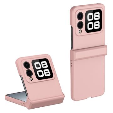 Custodia in Plastica Gommata per Huawei Nova Flip - Rosa