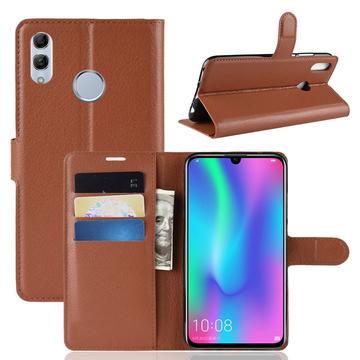 Custodia a Portafoglio per Huawei P Smart (2019) con Chiusura Magnetica - Marrone