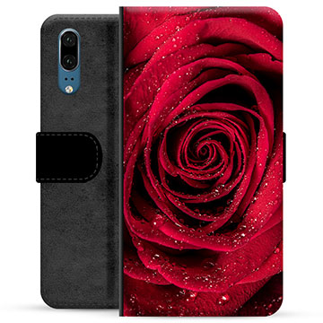 Custodia Portafoglio per Huawei P20 - Rosa