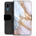 Custodia a Portafoglio Premium Huawei P20 - Elegante Marmo