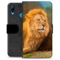Custodia Portafoglio per Huawei P20 Lite - Leone