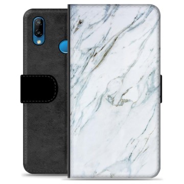 Custodia Portafoglio per Huawei P20 Lite - Marmo