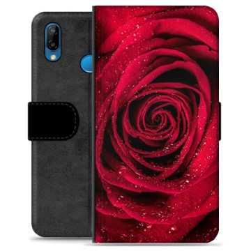 Custodia Portafoglio per Huawei P20 Lite - Rosa