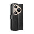 Huawei Pura 80 Pro/80 Pro+ Custodia a portafoglio con supporto - Nera
