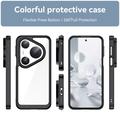 Custodia Ibrida Anti-Shock per Huawei Pura 80 Pro/80 Pro+/80 Ultra - Nera