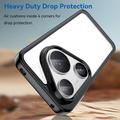 Custodia Ibrida Anti-Shock per Huawei Pura 80 Pro/80 Pro+/80 Ultra - Nera