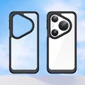 Custodia Ibrida Anti-Shock per Huawei Pura 80 Pro/80 Pro+/80 Ultra - Nera