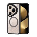 Custodia ibrida Dux Ducis Aimo compatibile con MagSafe per Huawei Pura 80 Ultra - Nera