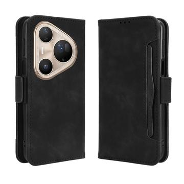 Custodia a portafoglio per Huawei Pura 80 Ultra - Nera