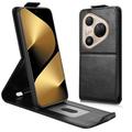 Huawei Pura 80 Ultra Custodia verticale con supporto - Nera