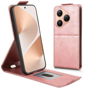 Huawei Pura 80 Custodia verticale con supporto - Oro rosa