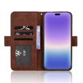 Custodia a portafoglio per Huawei Pura 90 - Marrone