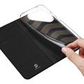 Custodia Flip Dux Ducis Skin Pro per Huawei Pura 90 - Nera