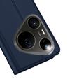 Custodia Flip Dux Ducis Skin Pro per Huawei Pura 90 Pro Max - Blu