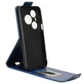 Huawei Pura 90 Pro Custodia verticale con supporto - Blu scuro