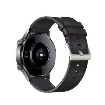 Cinturino in vera pelle Huawei Watch GT 2/GT 2 Pro - nero