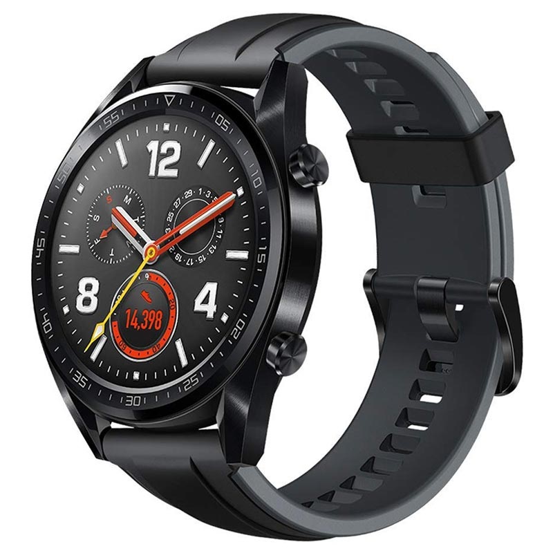 Huawei Watch GT 55023255 - Cinturino in Silicone - Grafite Nero