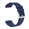 Cinturino sportivo in silicone bicolore a sgancio rapido per Huawei Watch GT 7/GT 7 Pro - Blu scuro / Bianco