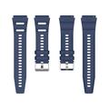 Cinturino sportivo in silicone bicolore a sgancio rapido per Huawei Watch GT 7/GT 7 Pro - Blu scuro / Bianco