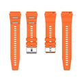Cinturino sportivo in silicone bicolore a sgancio rapido per Huawei Watch GT 7/GT 7 Pro - Arancione / Grigio