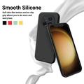 Custodia in silicone liquido con cinghia a mano per Huawei nova 14i - Nera