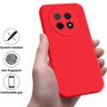 Custodia in silicone liquido con cinghia a mano per Huawei nova 14i