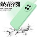 Custodia in silicone liquido con cinghia a mano per Huawei nova 15 Max - Verde