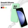 Custodia in silicone liquido con cinghia a mano per Huawei nova 15 Max - Verde