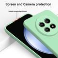 Custodia in silicone liquido con cinghia a mano per Huawei nova 15 Max - Verde