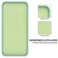 Custodia in silicone liquido con cinghia a mano per Huawei nova 15 Max - Verde