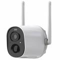 Telecamera di sicurezza domestica WiFi Hubview CG7 con scheda di memoria da 64GB - Bianco