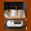 Affilacoltelli elettrico Hurma HM-802 con mola diamantata - Bianco