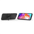 Samsung Galaxy A70 Hybrid Case with Ring Holder - Black