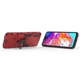 Samsung Galaxy A70 Hybrid Case with Ring Holder - Red