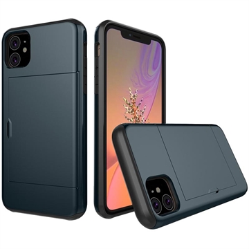 iPhone 11 Hybrid Case with Sliding Card Slot