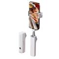 Mini bastone selfie Bluetooth I6 con rotazione di 360 gradi - Bianco