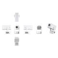 Proiettore Android IMC360 con AirPlay e Miracast - Bianco