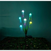 Luci da giardino a forma di medusa con 6 testine, impermeabili IP65