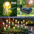Luci da giardino a forma di medusa con 6 testine, impermeabili IP65