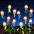 Luci da giardino a forma di medusa con 6 testine, impermeabili IP65