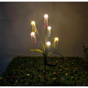 Luci da giardino a forma di medusa a energia solare con 6 testine, impermeabili IP65