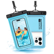 Custodia galleggiante impermeabile IP68 per nuoto, immersioni e surf - Blu