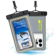 Custodia galleggiante impermeabile IP68 per nuoto, immersioni e surf - Grigio