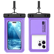 Custodia galleggiante impermeabile IP68 per nuoto, immersioni e surf - Viola