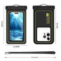 Custodia galleggiante impermeabile IP68 per nuoto, immersioni e surf - Nero